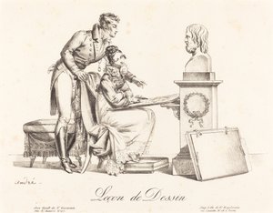 Aula de desenho de Johann Anton André