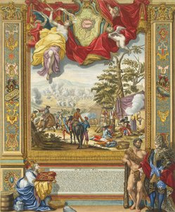 Cerco a Mons pelas tropas aliadas em 1709, início do século XVIII.