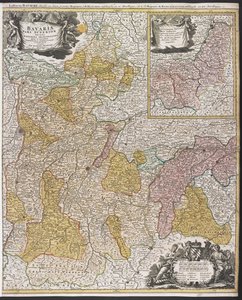 Mapa da Baviera, 