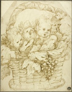 Cesto de Cupidos de Johann Boeckhorst