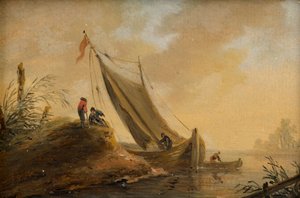 Seascape de Johann Christian Brand