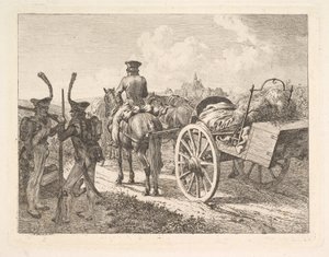 Uma Forja Móvel Russa, 1815.