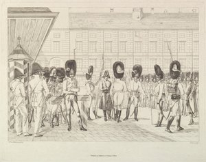 Grenadiers austríacos, início do século XIX.