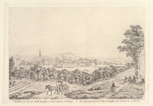 Caminhos no Dukedom de Salzburgo, início do século XIX. de Johann Christian Erhard