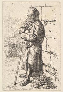 O Fumante de Tabaco, 1817. de Johann Christian Erhard