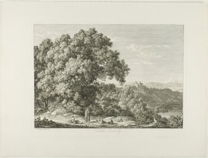 Castelo de Gandolfo de Johann Christian Reinhart