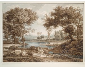 Paisagem heroica de Johann Christian Reinhart