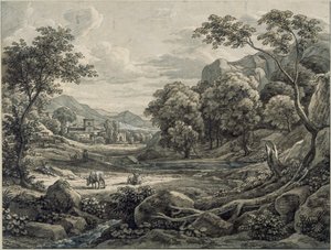 Paisagem ideal de Johann Christian Reinhart