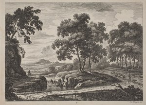Paisagens Panorâmicas do Rio com Viajantes, 1734.