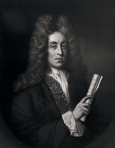 Retrato de Henry Purcell gravado por George J. Zobel de Johann Closterman