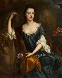 Retrato da Sra. Judith Corbet, c.1680-1710 (óleo sobre tela)