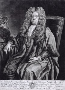 Sir John Houblon (1632-1711) gravado por R. Williams