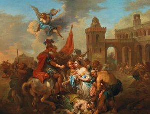 Romulus e Hersilia, ca 1764-1765.
