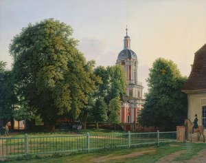 Igreja no parque de Schloß Buch