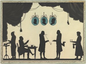 David Roentgen and Company em São Petersburgo, ca. 1784-86. de Johann Friedrich Anthing