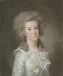Frederica Louisa Wilhelmina (Louise; 1770-1819), princesa de Orange-Nassau. Filha do Príncipe William V, esposa de Carel George August, Príncipe Hereditário de Brunswick-Wolfenbüttel de Johann Friedrich August Tischbein