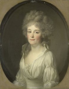 Retrato de Johanna Ferdinanda van Collen, esposa de Salomon Rendorp de Johann Friedrich August Tischbein