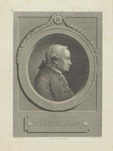 Retrato de Immanuel Kant 1724-1804, 1791.