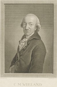 Retrato do poeta e escritor Christoph Martin Wieland 1733-1813, 1797.