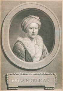 Retrato do historiador de arte e arqueólogo Johann Joachim Winckelmann 1717-1768, 1776.