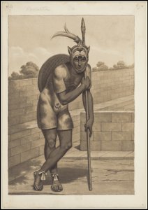 Uma coleção de obras de arte originais de Waldeck sobre a Mesoamérica, Caixa 3 de 22 de Johann Friedrich Maximilian von Waldeck