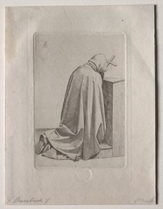 Monge em oração, 1826.