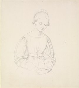 Retrato da esposa do artista, Nina, c1830