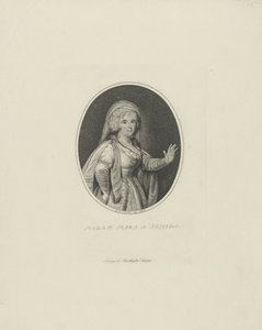 Gertrud Elisabeth Mara, née Schmeling 1749-1833 como Armida, 1801. de Johann Friedrich Schröter