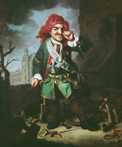 Retrato de Clemens Perkeo, tolo no Tribunal de Heidelberg