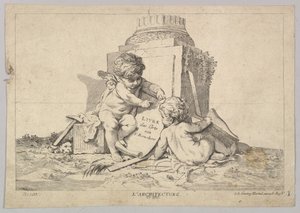 Arquitetura, século XVIII. de Johann Georg Hertel