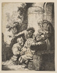 A túnica de José trazida a Jacó, ca. 1633. de Johann Georg Hertel