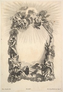 A Arca do Pacto, do Livro de Cartouches, meados do século XVIII. de Johann Georg Hertel