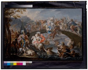 A Batalha das Amazonas de Johann Georg Platzer