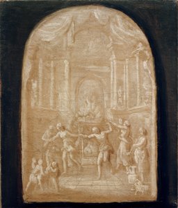 Dança ao redor do altar do sacrifício de Johann Georg Schütz