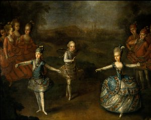 Representação do ballet le triumphe de l