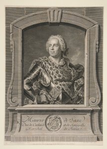 Maurício da Saxônia, Duque de Curland e Semigallia, Marechal da França