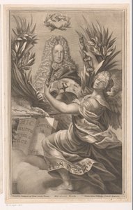 Retrato de um monarca, possivelmente Carlos VI, Sacro Imperador Romano-Germânico de Johann Georg Wolffgang