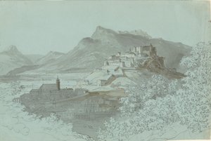 Vista de Salzburgo, 1820s.