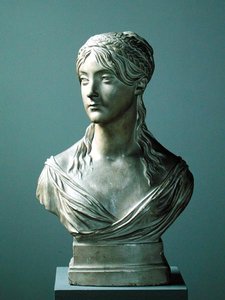 Retrato de Marianne Schlegel (1791-1869), 1805 (gesso)
