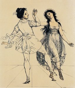 O casal dançando Maria e Salvatore Viganò, ca 1797