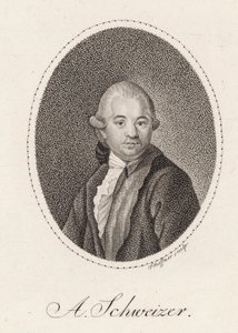 Retrato do compositor Anton Schweitzer 1735-1787, 1785. de Johann Gottfried Scheffner
