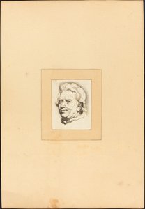 Cabeça de um homem de Johann Gottlieb Prestel after Anton Joseph Prenner