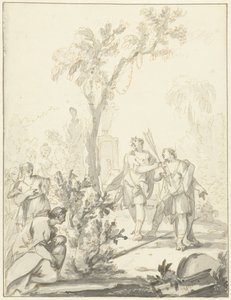 Representação alegórica de Johann Heinrich Keller (II)