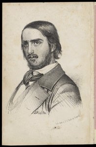 Georg Herwegh 1817-1875, década de 1840 de Johann Heinrich Richter