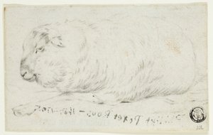 Ovelhas deitadas de Johann Heinrich Roos