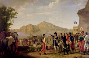 Joachim Murat (1767-1815) Marechal da França e rei de Nápoles ordenando a captura de Capri em 1808