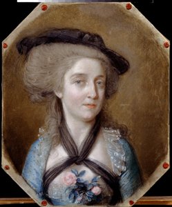 Retrato de Louis de Menard (Levis de Menars) (Retrato de Loewis de Menar). Obra de Johann Heinrich Schmidt (1749-1829), pastel sobre pergaminho