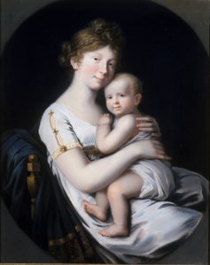 Princesa Luise da Prússia com o príncipe herdeiro Frederico Guilherme IV, 1796