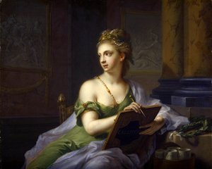 As Nove Musas - Calíope (Poesia Épica) de Johann Heinrich Tischbein