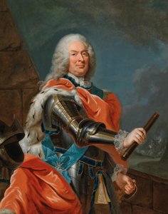 Retrato de Guilherme VIII, Landgrave de Hesse-Kassel 1682-1760. de Johann Heinrich Tischbein the Elder